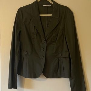 Halogen Olive Twill Utility Jacket